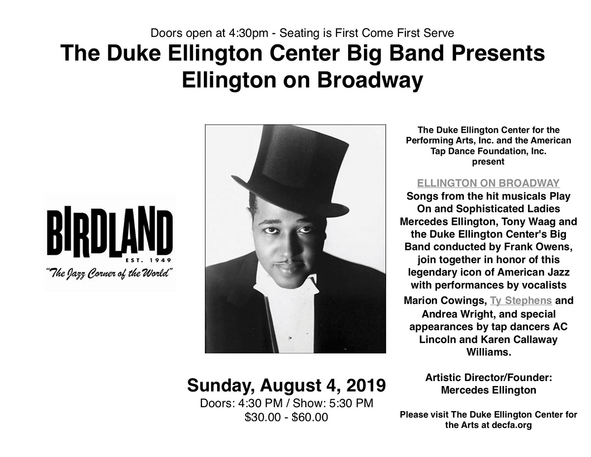 The Duke Ellington Center Big Band Presents Ellington on Broadway